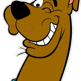 Scooby Doo Wink vinyl sticker