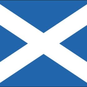 Scotland Standard Flag Wall Window Car Vinyl Sticker Decal