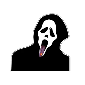 Scream Scary Movie Killer Ghost Face Mask Vinyl Sticker