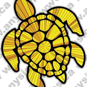 Sea Turtles Sunny vinyl sticker