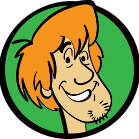 Shaggy And Shaggy vinyl sticker