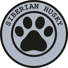 Siberian-Husky-Paw-Print-Seal-Vinyl-Sticker