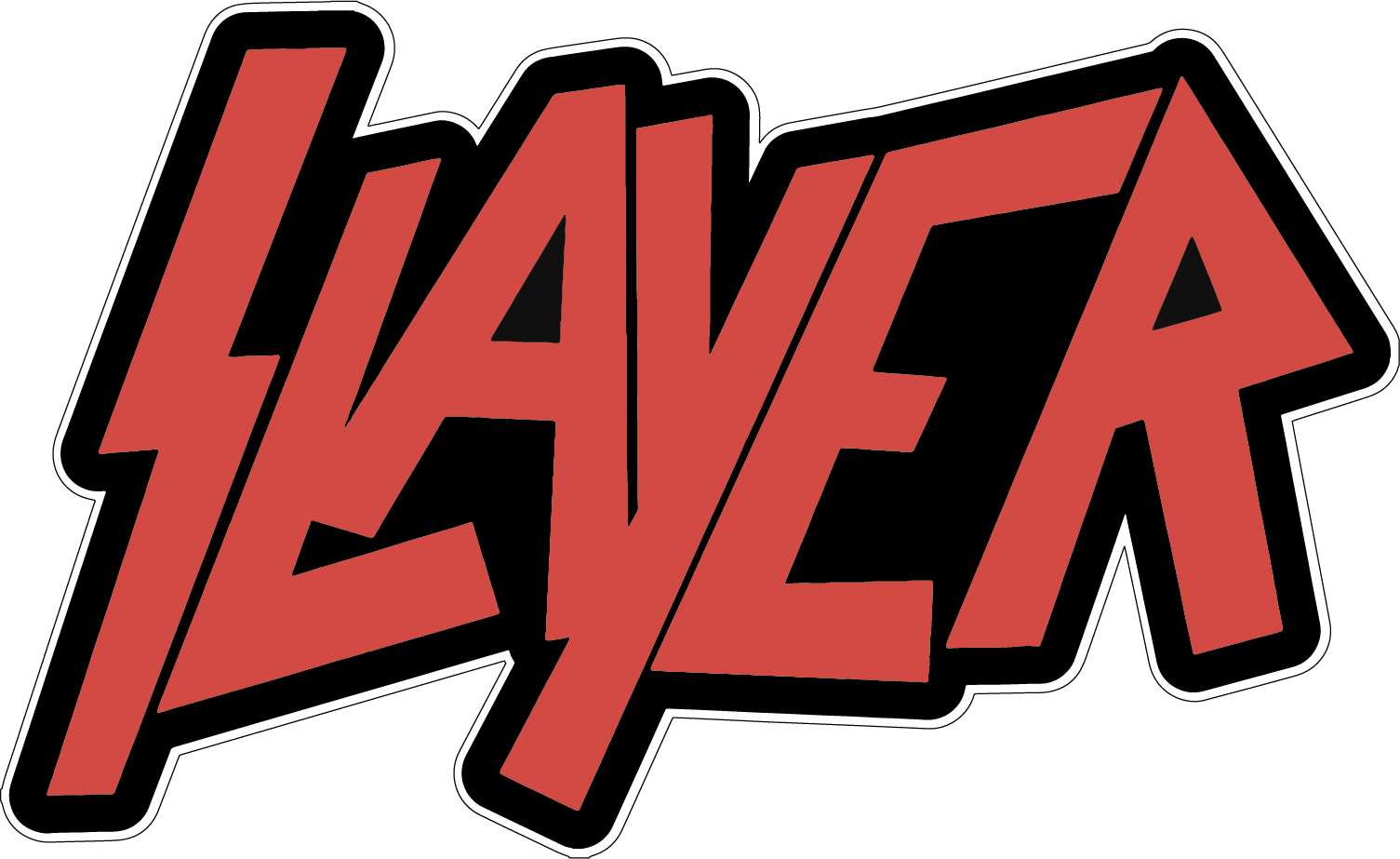 Slayer Music Band Logo vinyl sticker printed vinyl decal - AG Design