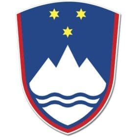 Slovenia Coat of Arms Emblem Wall Window Car Sticker Decal