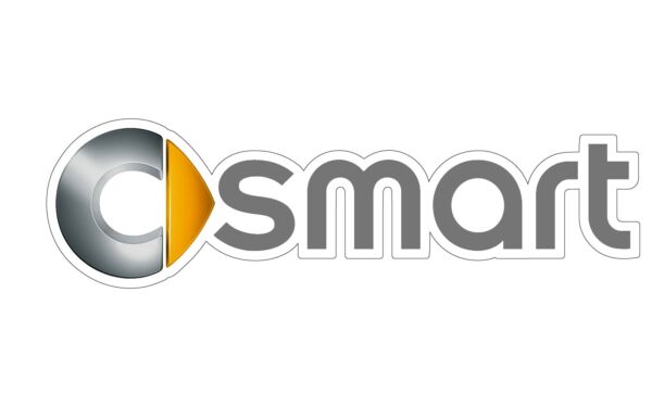 Smart Cars logo vinyl sticker