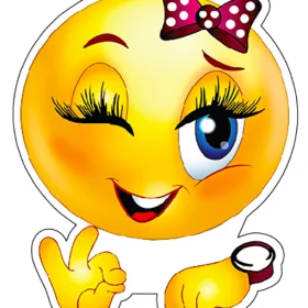 Smile Pretty Girl Face vinyl sticker