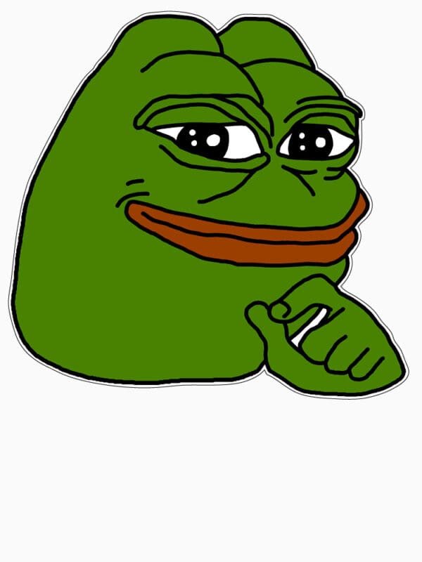 Smug Pepe Sticker