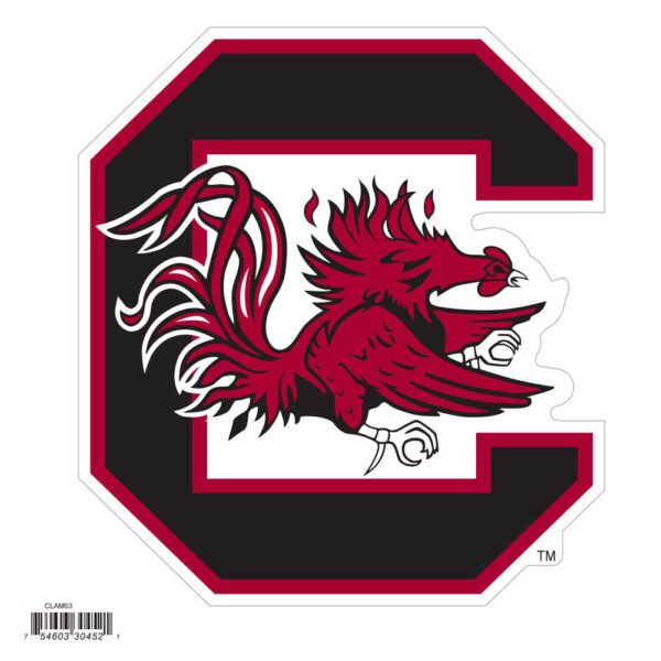 South Carolina Gamecocks Block C logo vinyl sticker