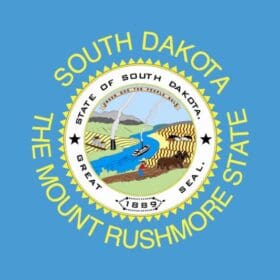 South Dakota State Flag Wall Window Car Vinyl Sticker Decal