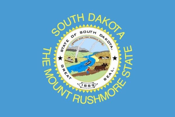 South Dakota State Flag Wall Window Car Vinyl Sticker Decal