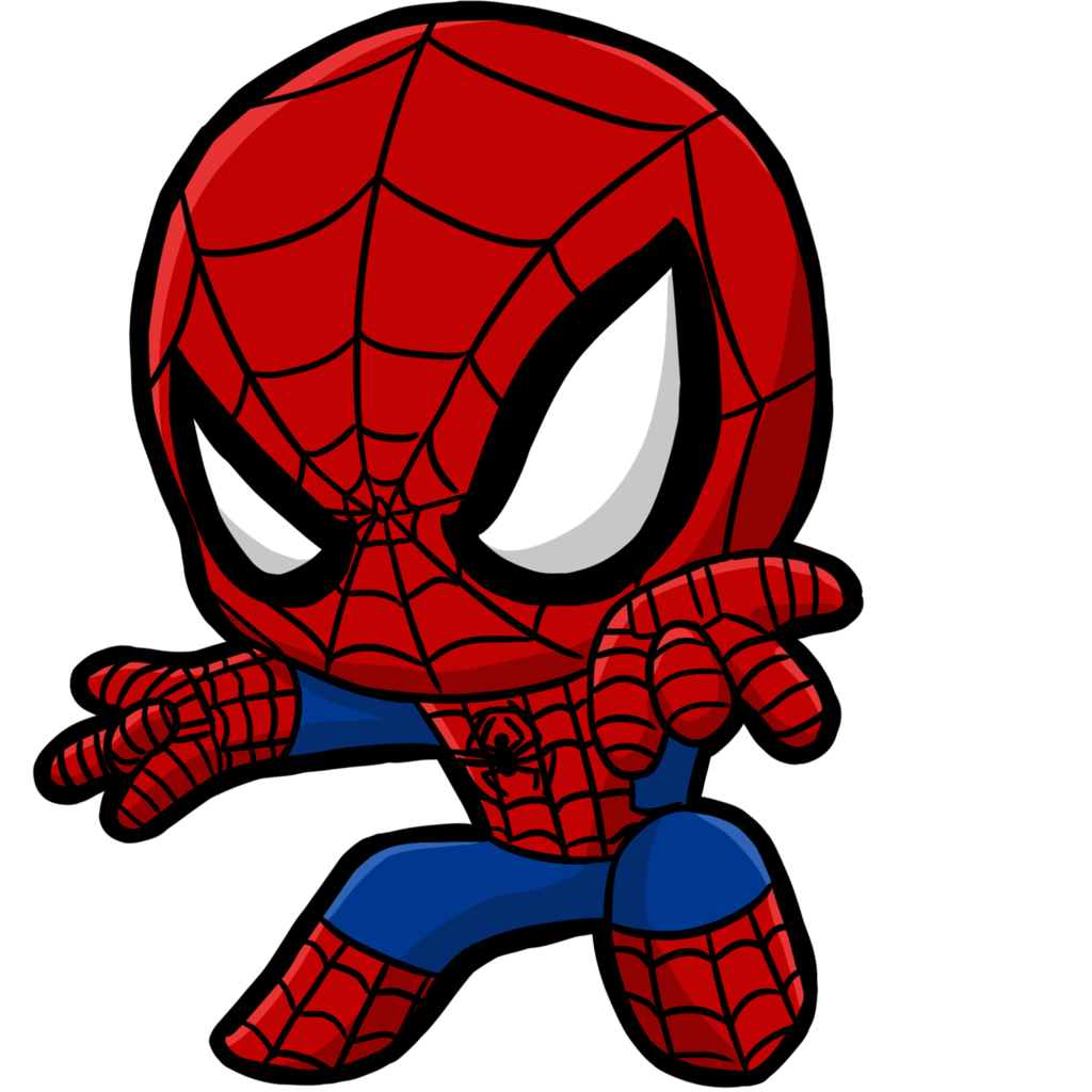 spiderman shooting web clip art
