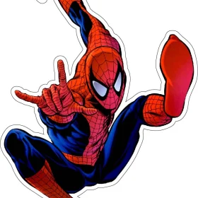 Spider Man Jumping 2 vinyl sticker