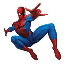 Spider Man Jumping 3 vinyl sticker