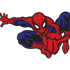 Spider Man Jumping 4 vinyl sticker