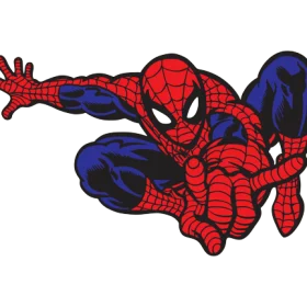 Spider Man Jumping 4 vinyl sticker