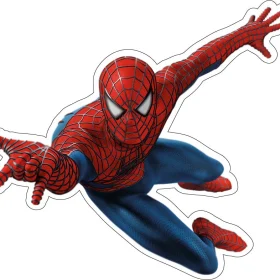 Spider Man Jumping 6 vinyl sticker