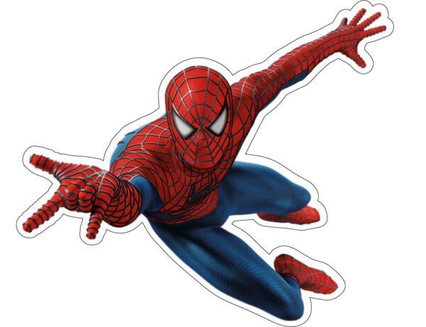 Spider Man Jumping 6 vinyl sticker