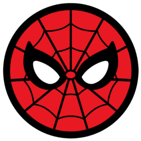 Spiderman Round Logo vinyl sticker