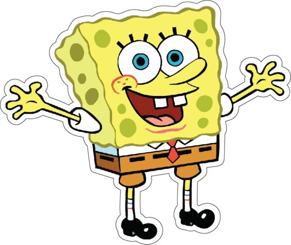 Sponge Bob Square Pants vinyl sticker