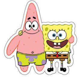 Patrick Sponge Bob Square Pants vinyl sticker