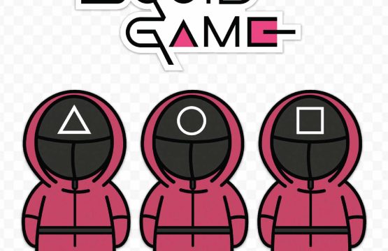 Squid Game Pink Soldiers vinyl sticker