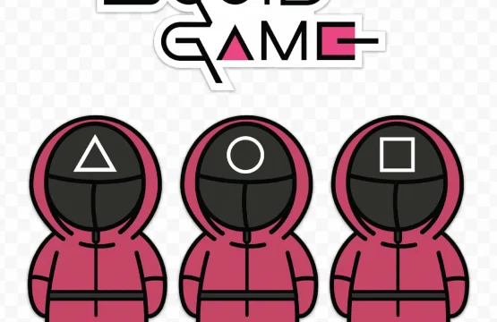 Squid Game Pink Soldiers vinyl sticker