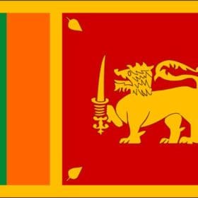 Sri Lanka Standard Flag Wall Window Car Vinyl Sticker Decal