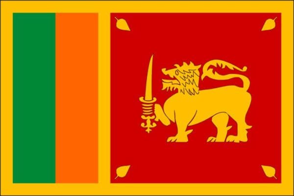 Sri Lanka Standard Flag Wall Window Car Vinyl Sticker Decal