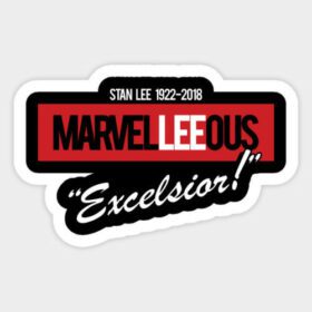 Stan Lee RIP Marvel Excelsior vinyl sticker