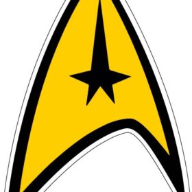 Star Trek Badge vinyl sticker