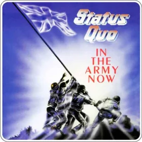 Status Quo In The Army Now vinyl sticker