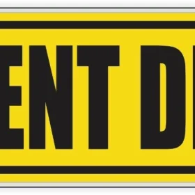 Student Driver Sign Safety Cation Message Road Warning Attention Label For Vehicle Car Bus vinyl sticker