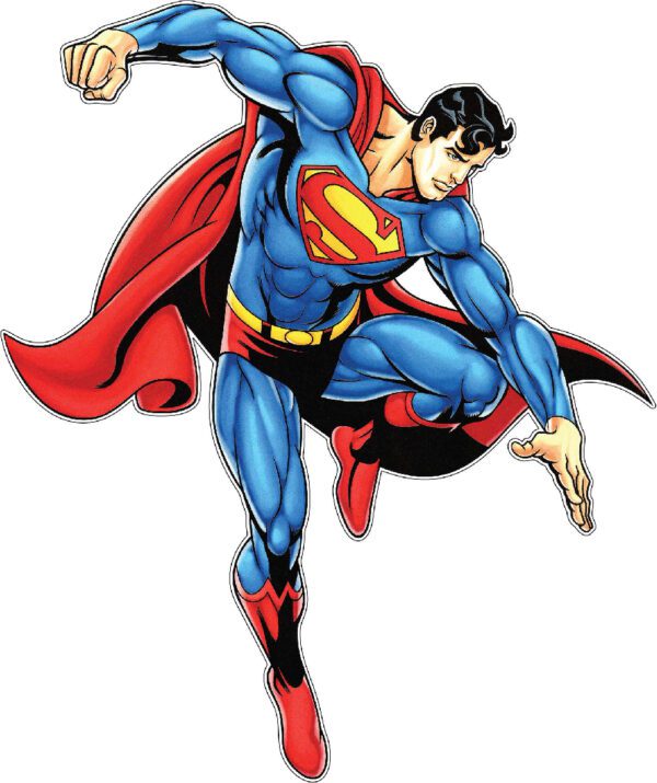 Superman Truth Justice American Handsome Flying Hero Vinyl Sticker