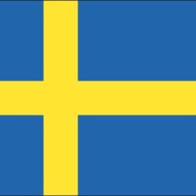 Sweden Standard Flag Wall Window Car Vinyl Sticker