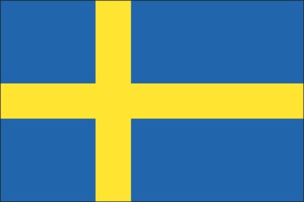 Sweden Standard Flag Wall Window Car Vinyl Sticker