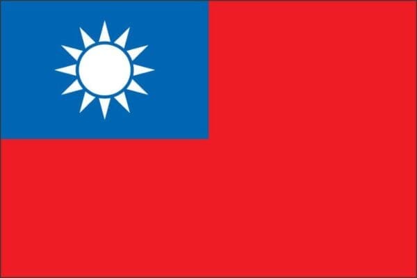 Taiwan Standard Flag Wall Window Car Vinyl Sticker Decal