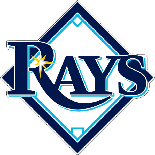 Tampa Bay Rays Baseball Team Logo MLB Team Merchandise Major League Vibrant Art Rays Supporter Gear Team Spirit Supports Design vinyl sticker