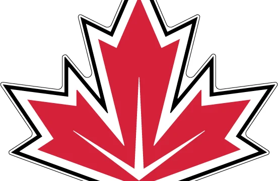 Team Canada Ice Hockey Team Spirit Logo National Symbol Emblem Maple Leaf Sports Collectible vinyl sticker