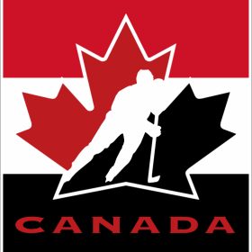 Team Canada Ice Hockey Sport vinyl sticker / printed decal / label / autocollant / wall poster