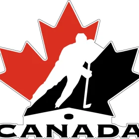 Team Canada Canadian National Ice Hockey Famous Maple Leaf Pride Red & White Iconic Logo vinyl sticker