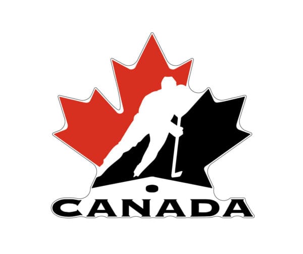 Canadian National Ice Hockey Team Logo vinyl sticker