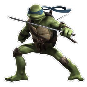 Teenage Mutant Ninja Turtles Leonardo vinyl sticker