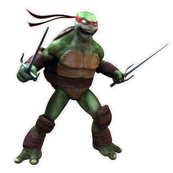 Teenage Mutant Ninja Turtles Raphael vinyl sticker