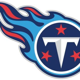 Tennessee Titans NFL Football Log vinyl sticker