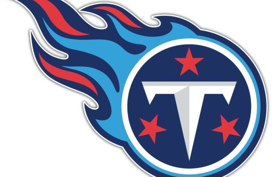 Tennessee Titans NFL Football Log vinyl sticker