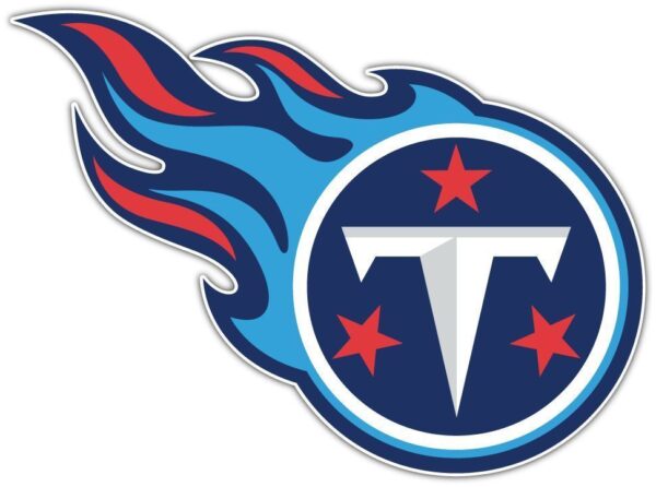 Tennessee Titans NFL Football Log vinyl sticker