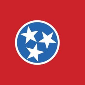 Tennessee State Flag Wall Window Car Vinyl Sticker Decal