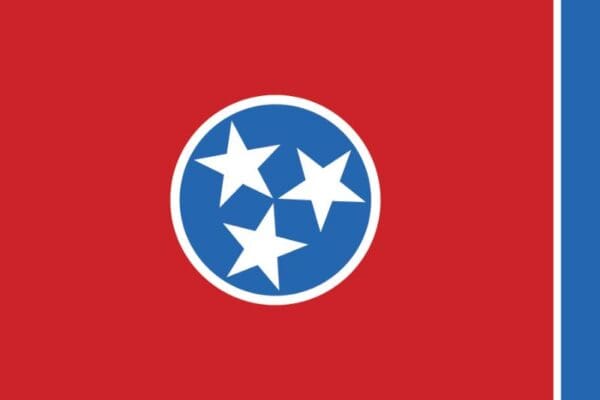 Tennessee State Flag Wall Window Car Vinyl Sticker Decal