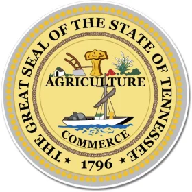 Tennessee State Seal Wall Window Car Vinyl Sticker Decal