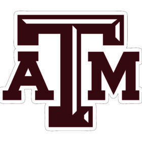Texas A & M Aggies NCAA Football vinyl sticker